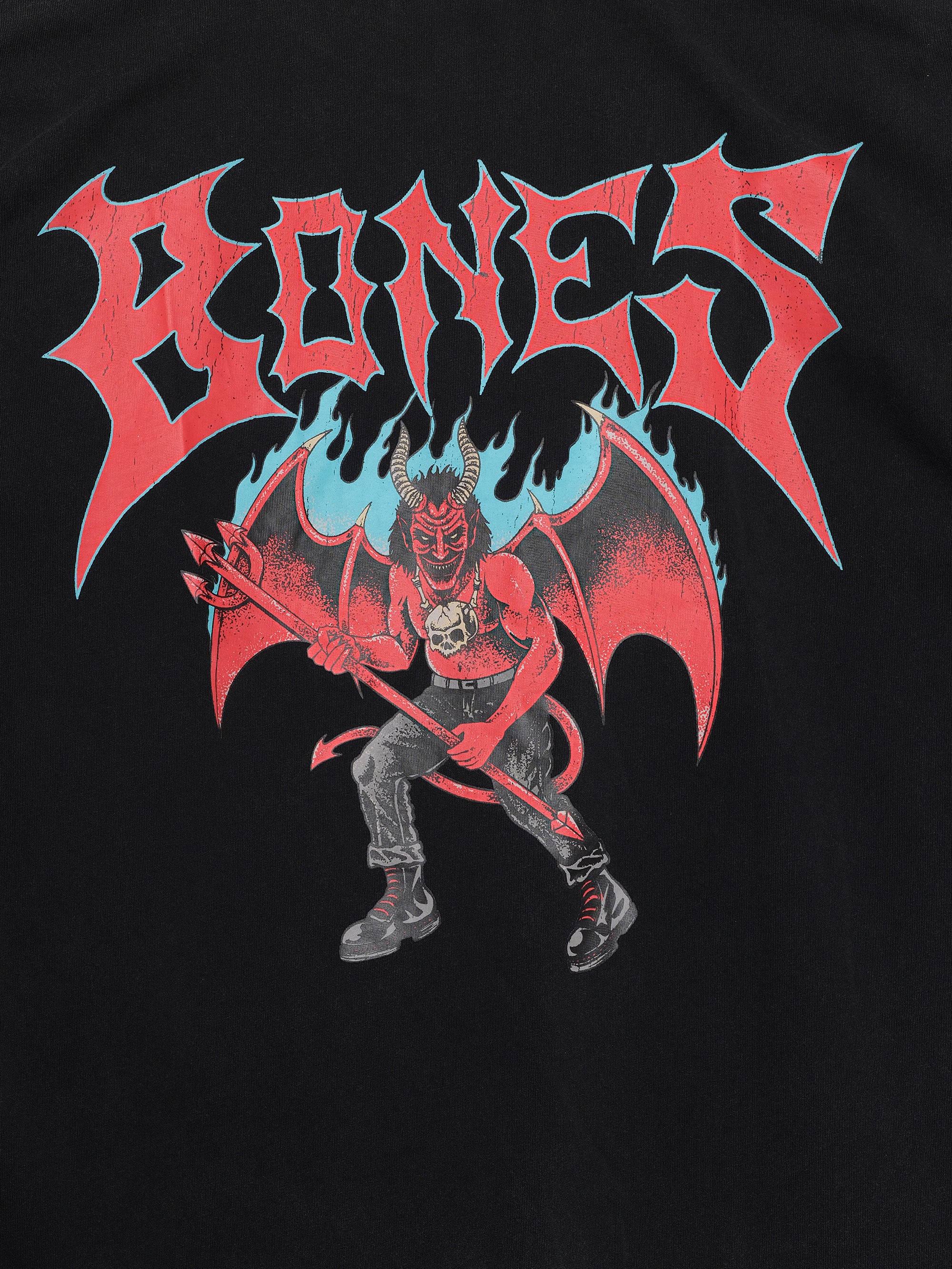 Cheeky Devil Tee - Vintage Black