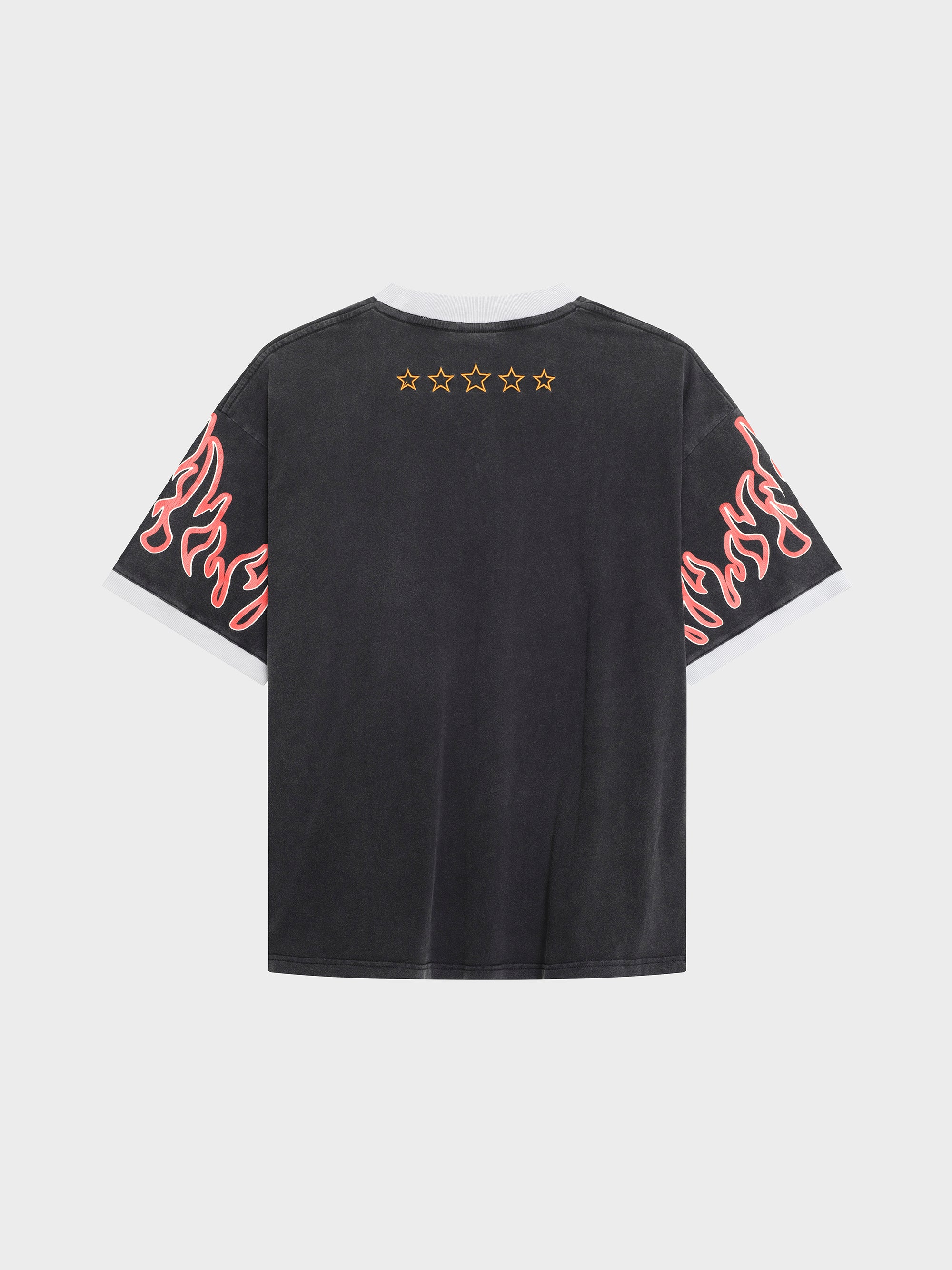 Flamed Rider Tee - Vintage Black