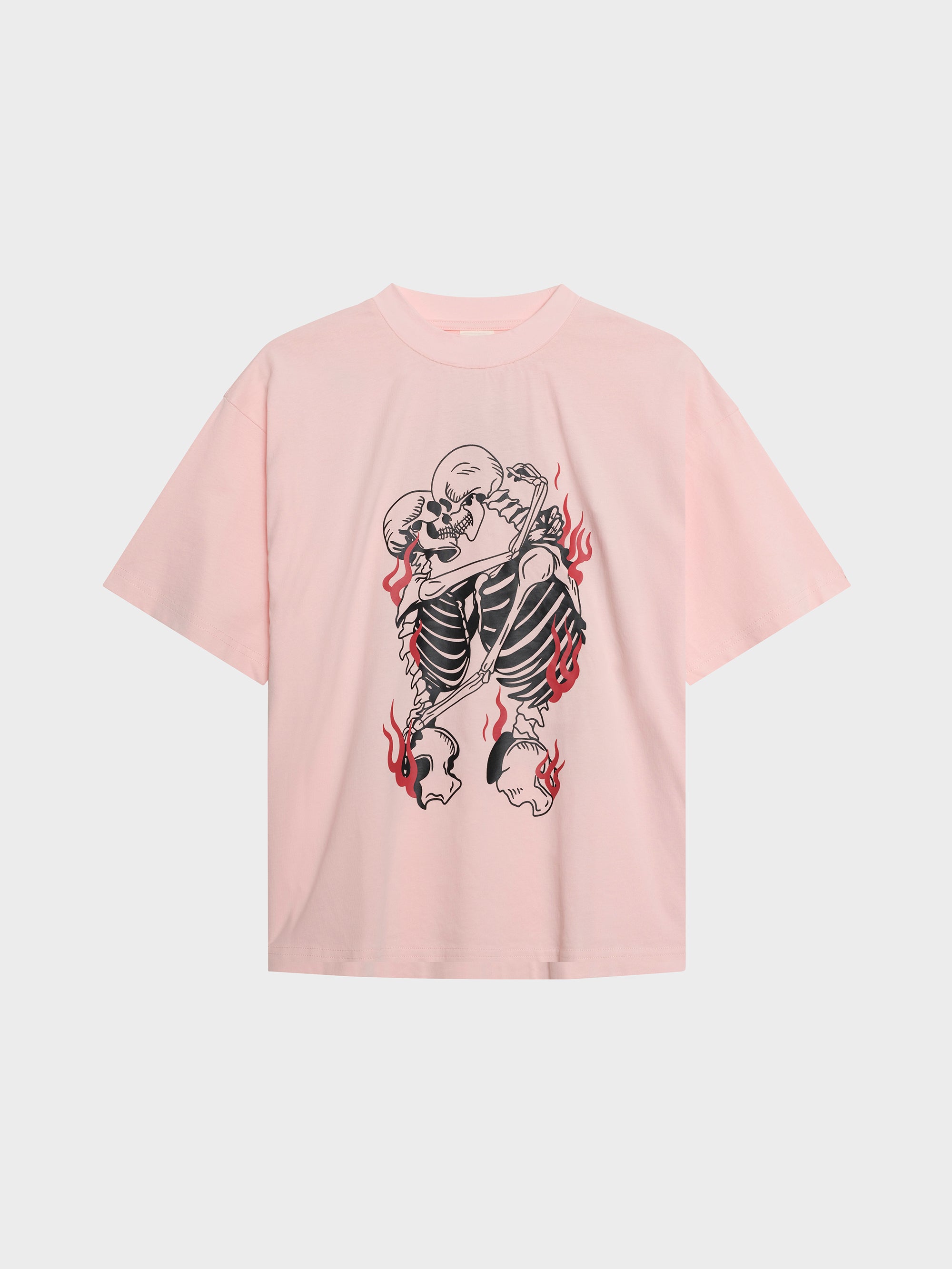 Love Me Till I'm Bones Tee - Washed Pink