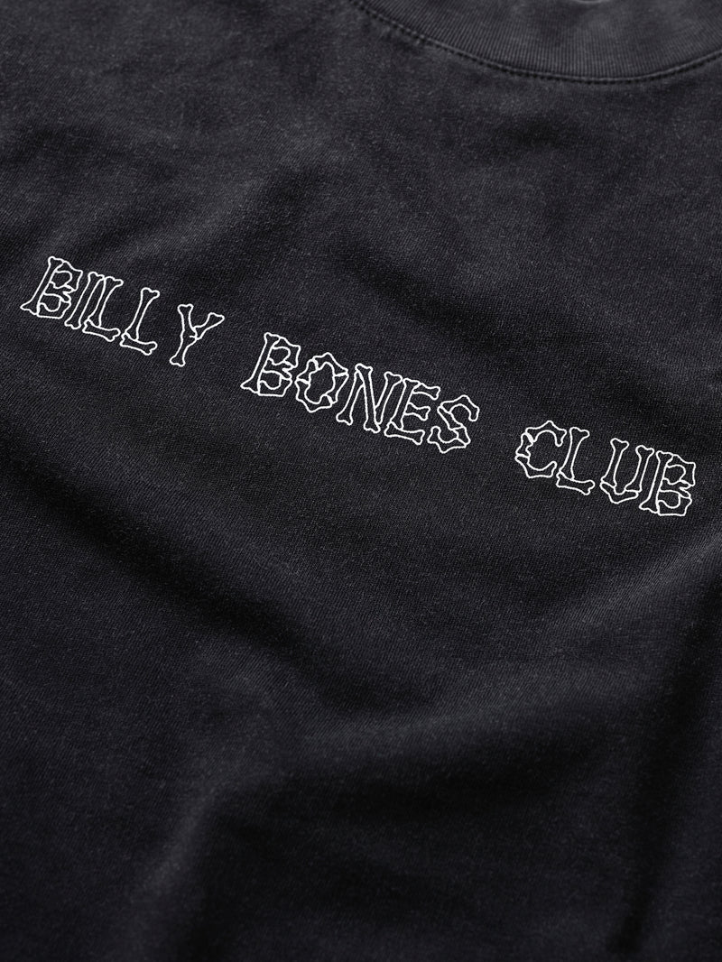 Bones Letter Tee - Vintage Black