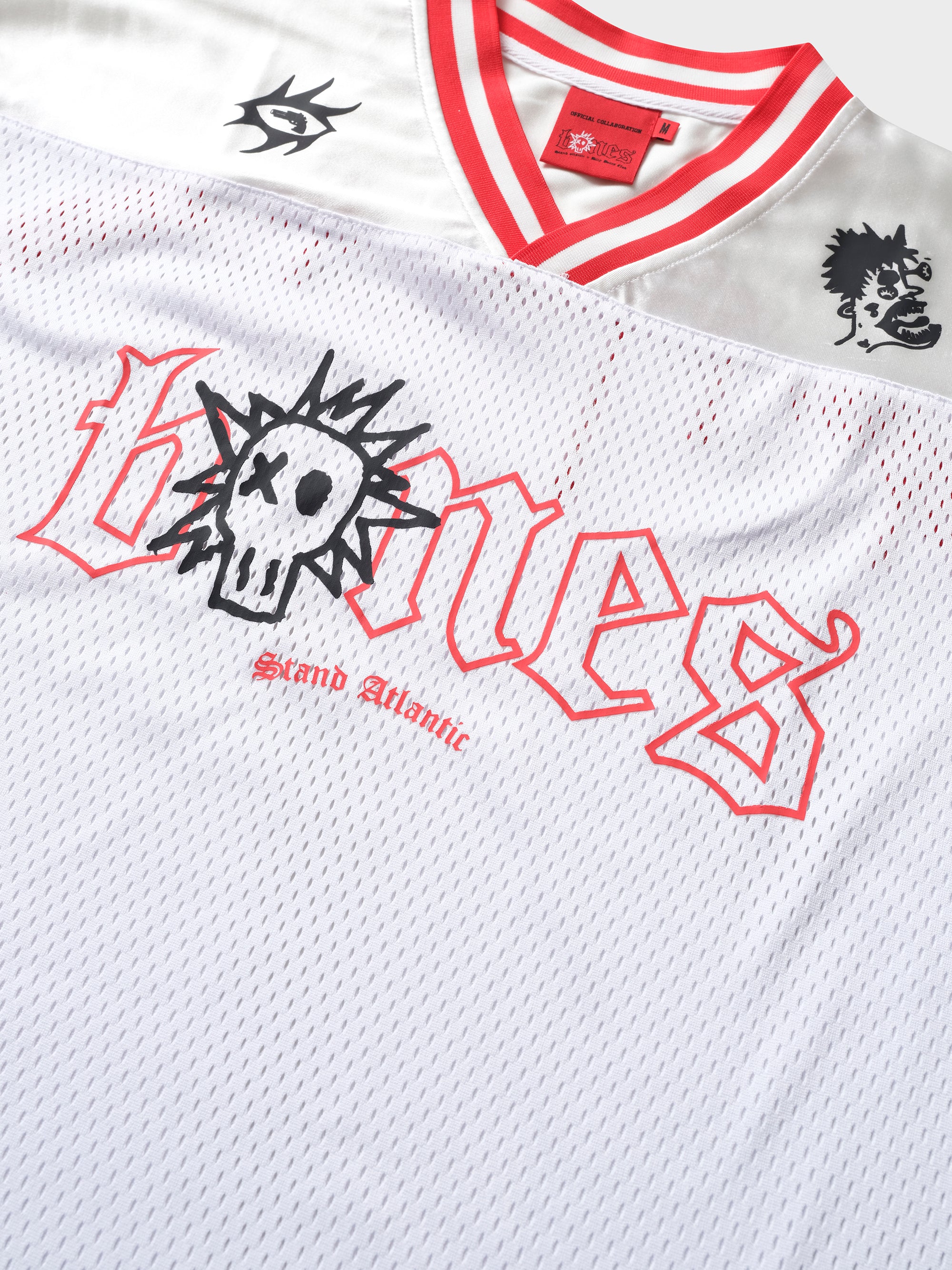 Stand Atlantic x Bones Jersey - White/Red