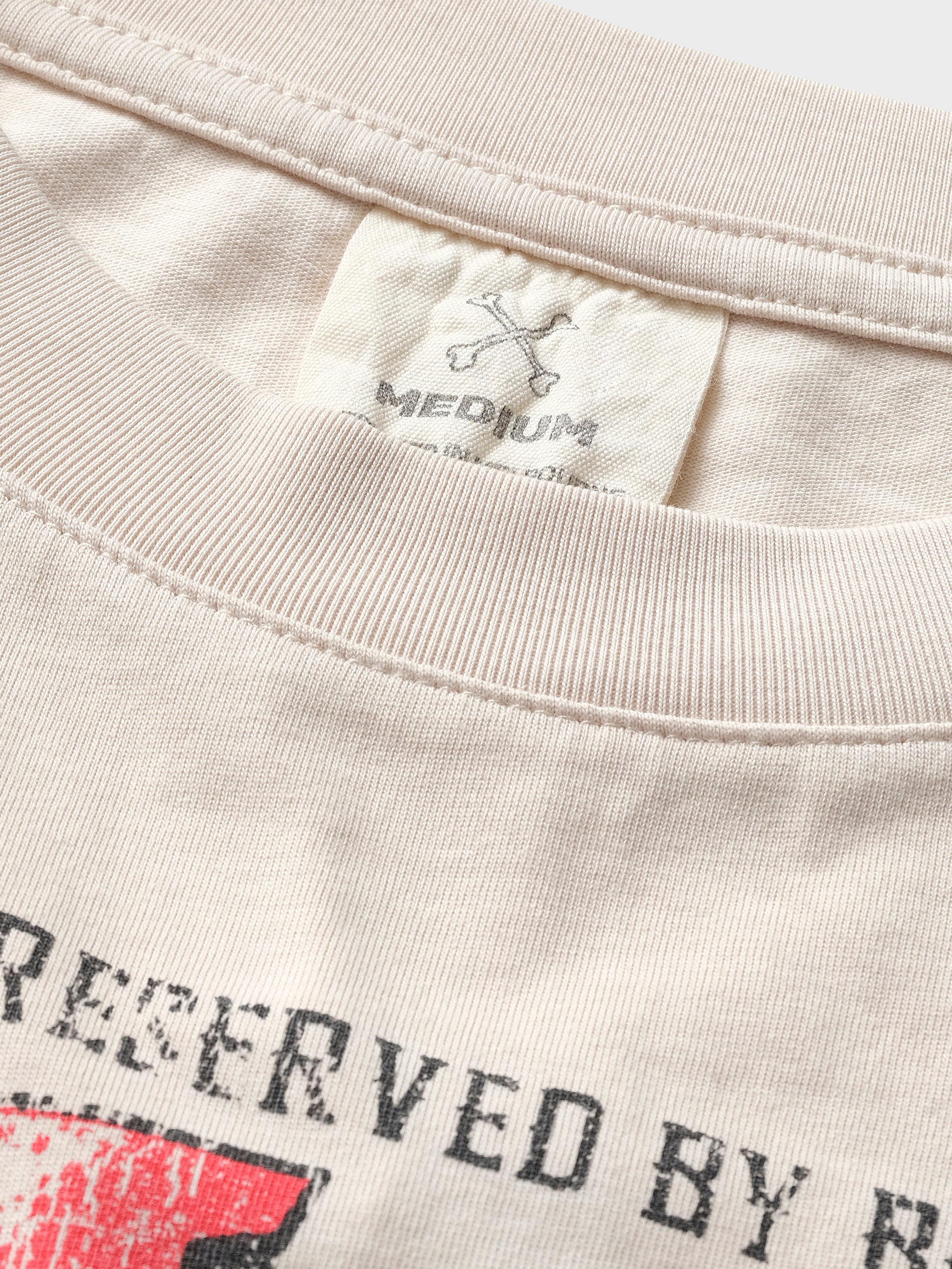 Wanted Dead Or Alive Muscle Tee - Vintage White