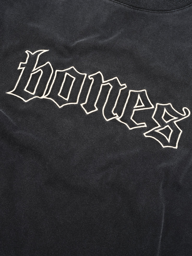 Lucky As F*ck Tee - Washed Black