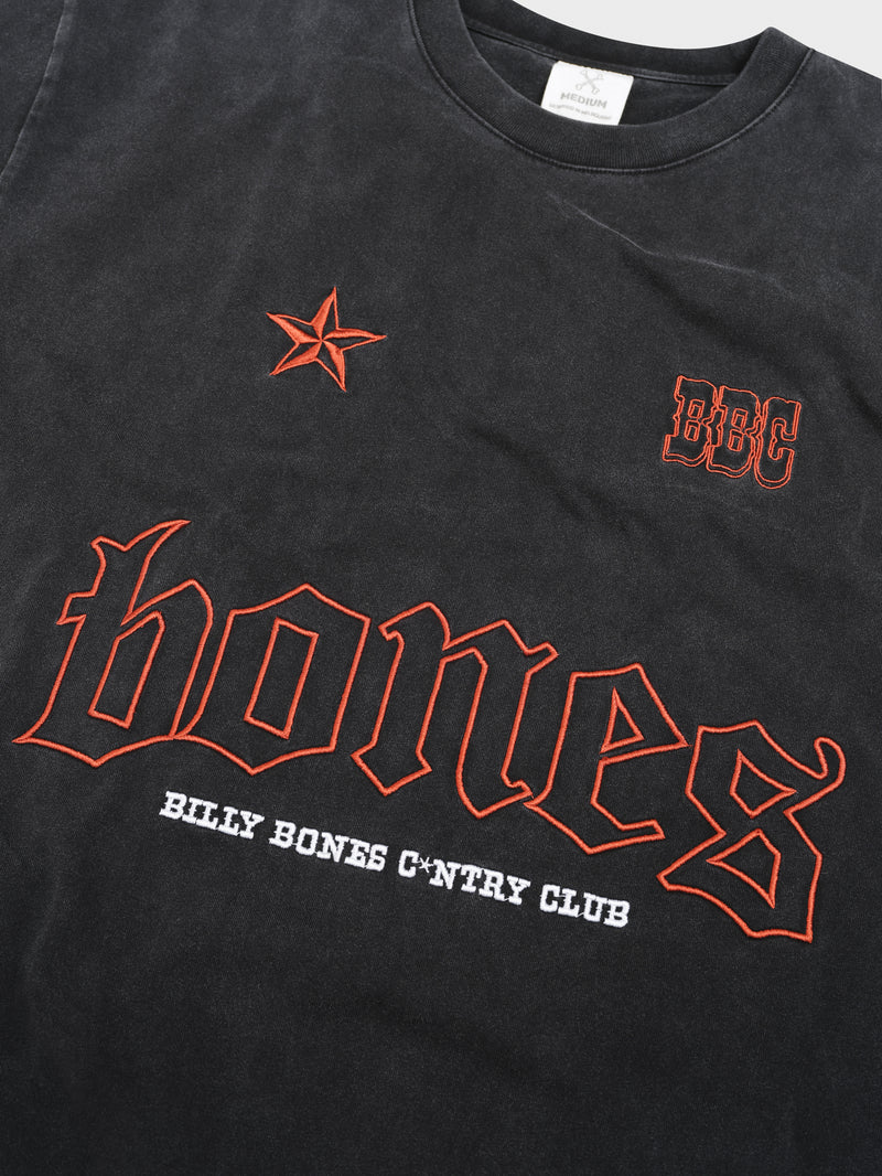 Cowboy Logo Tee - Vintage Black/Red