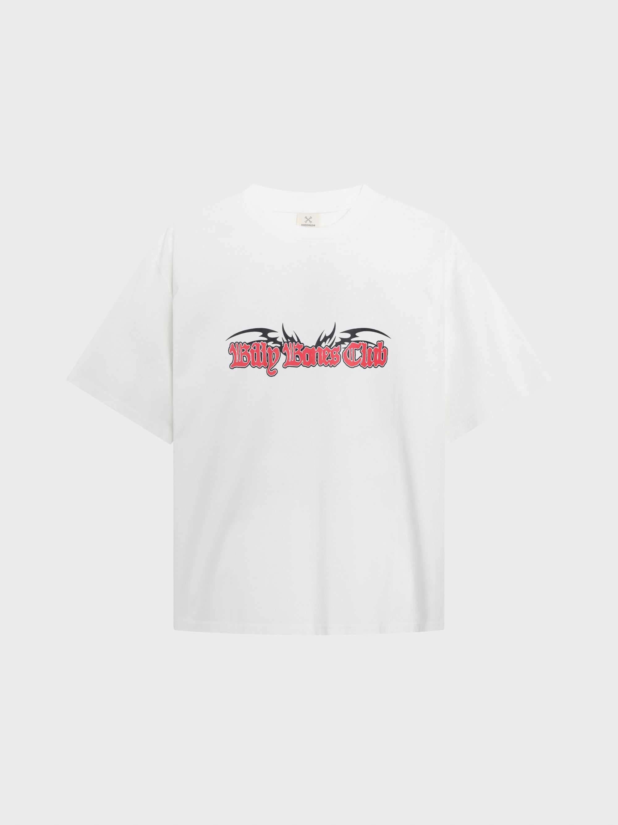 Cyber Bones Box Tee - Distressed White
