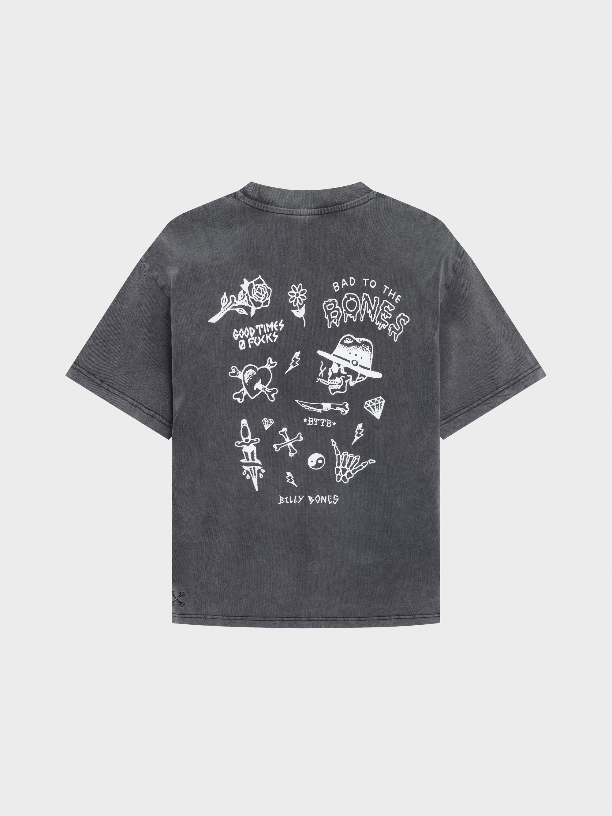 Flash Club 3.0 Tee - Washed Grey