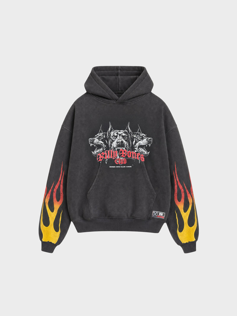 Deathlifting Burner Hoodie - Black/Flame