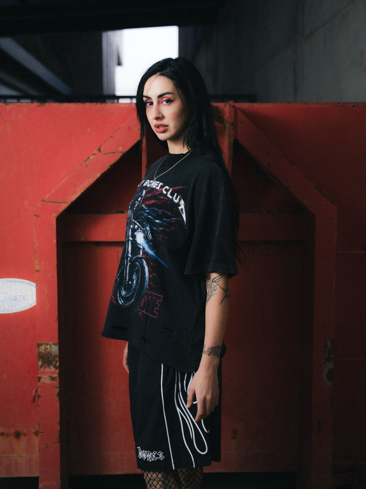 Grim Rider Tee - Slub Black