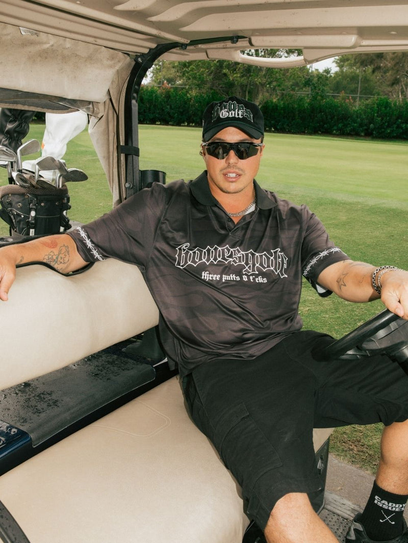 Three Putts Polo - Black