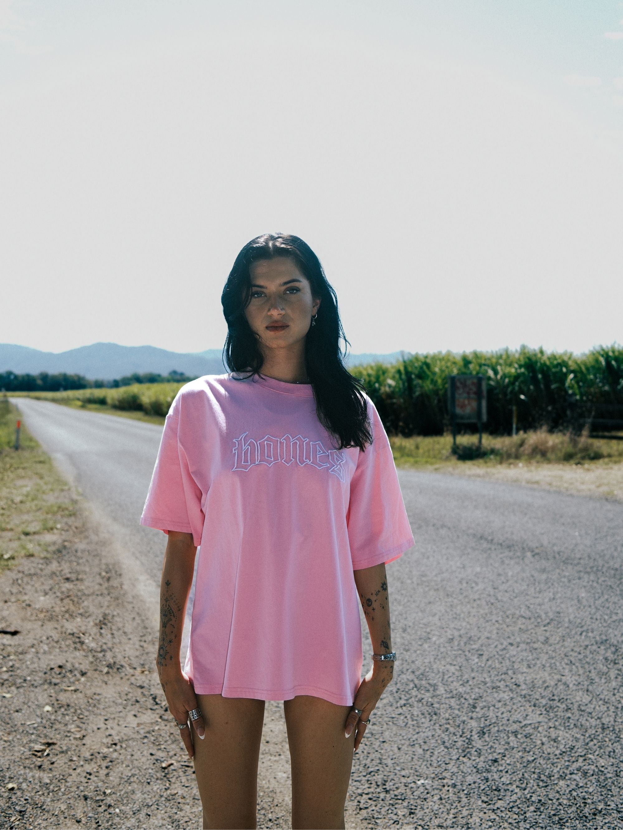 Bones Classic Tee - Vintage Pink
