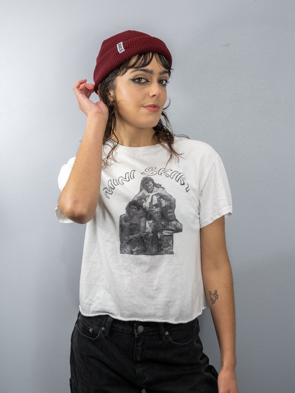 Low Key Docker Beanie in Burgundy | Billy Bones Club
