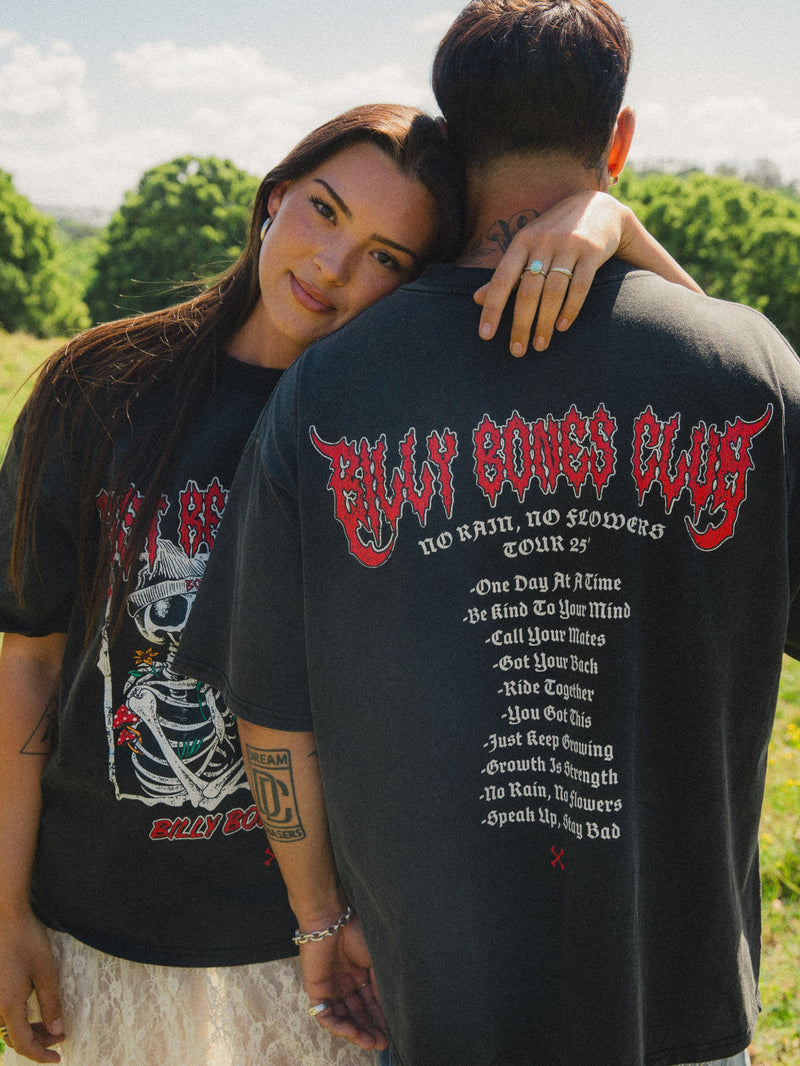 Just Keep Growing Tee - Vintage Black