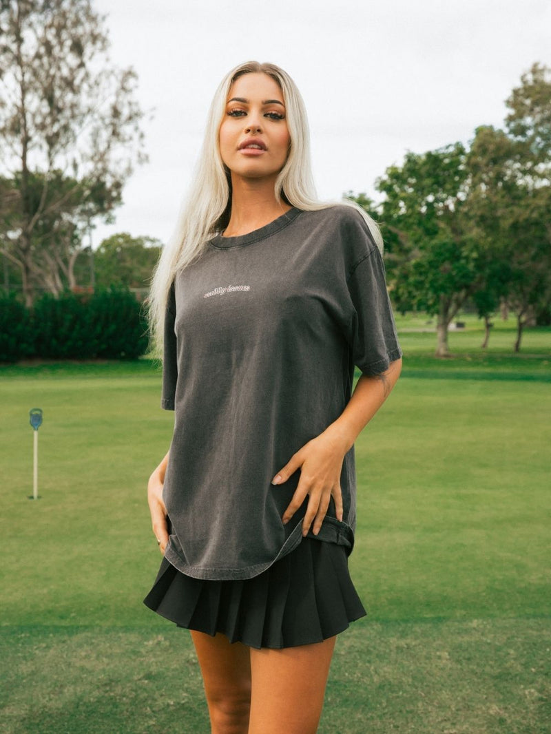 Caddy Issues Tee - Acid Black