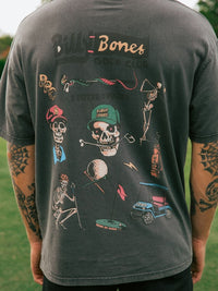 Golf Club Flash Tee - Washed Black | Billy Bones Club