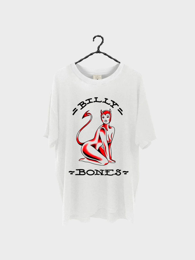 She A Devil Tee - Vintage White