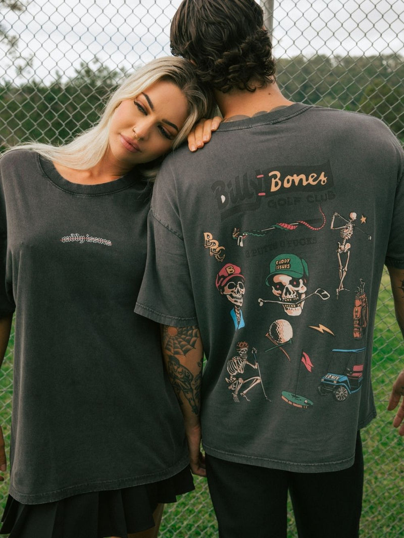 Golf Club Flash Tee - Washed Black