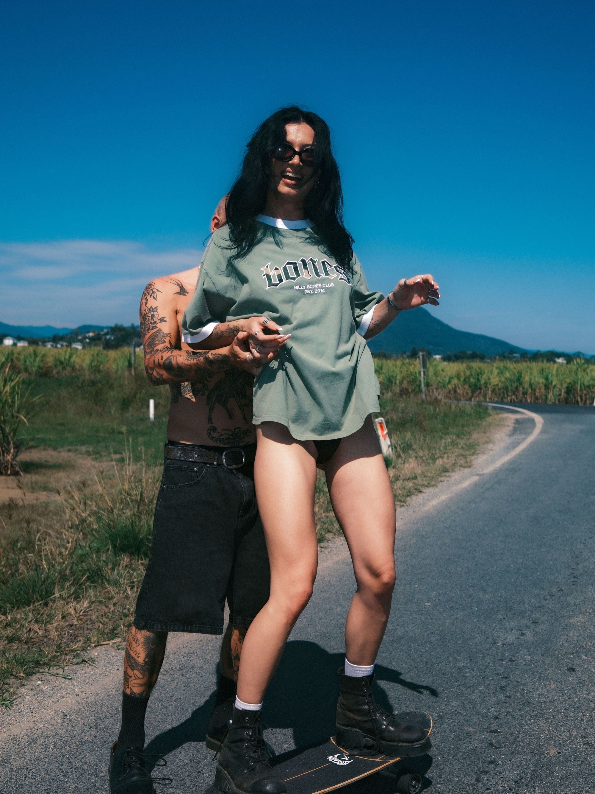 Bones Classic Ringer Tee - Camo