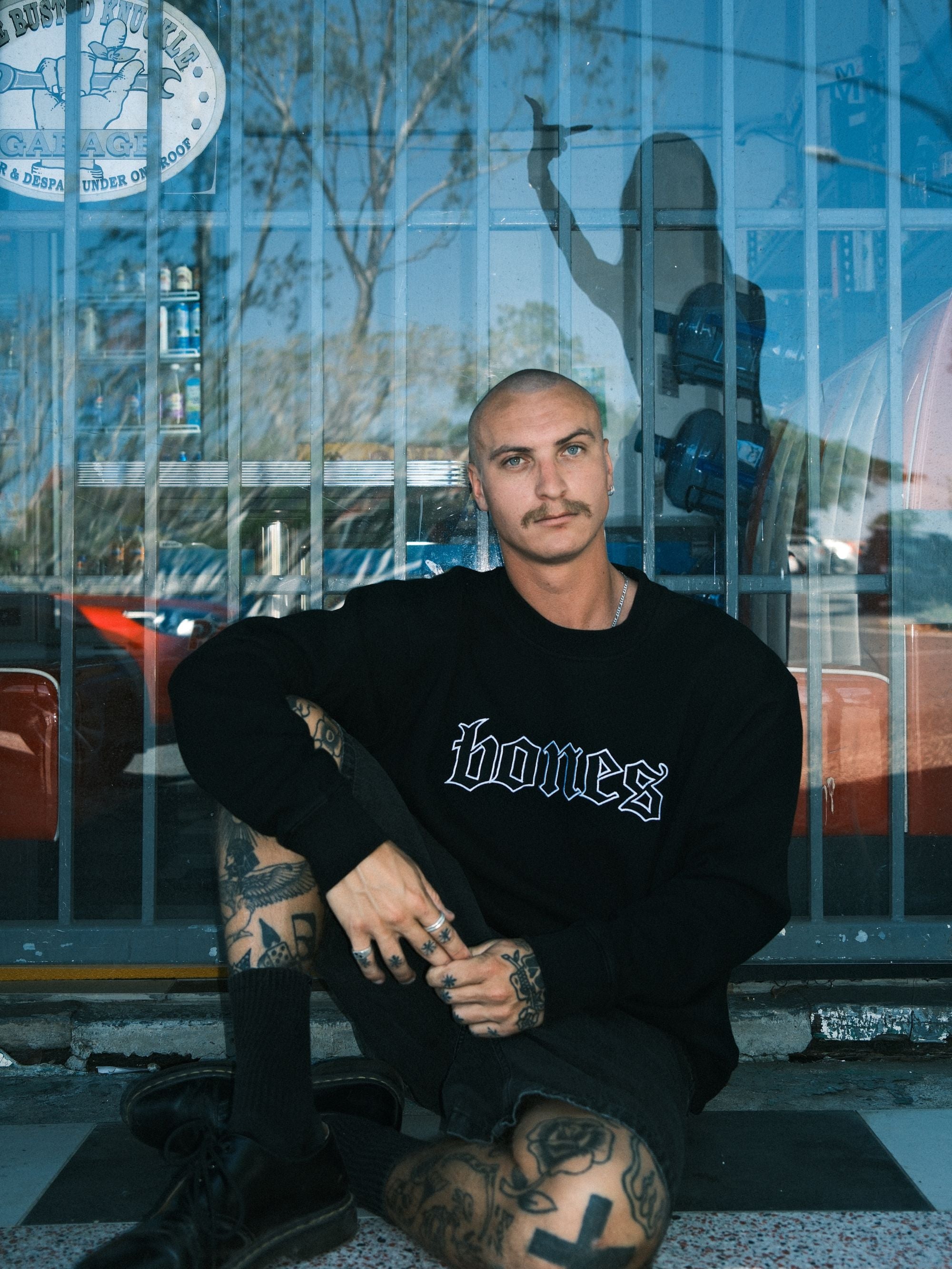 Bones Classic Crew - Black/Blue