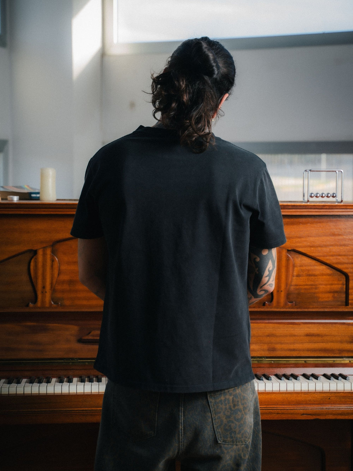 Thirsty Slim Tee - Vintage Black