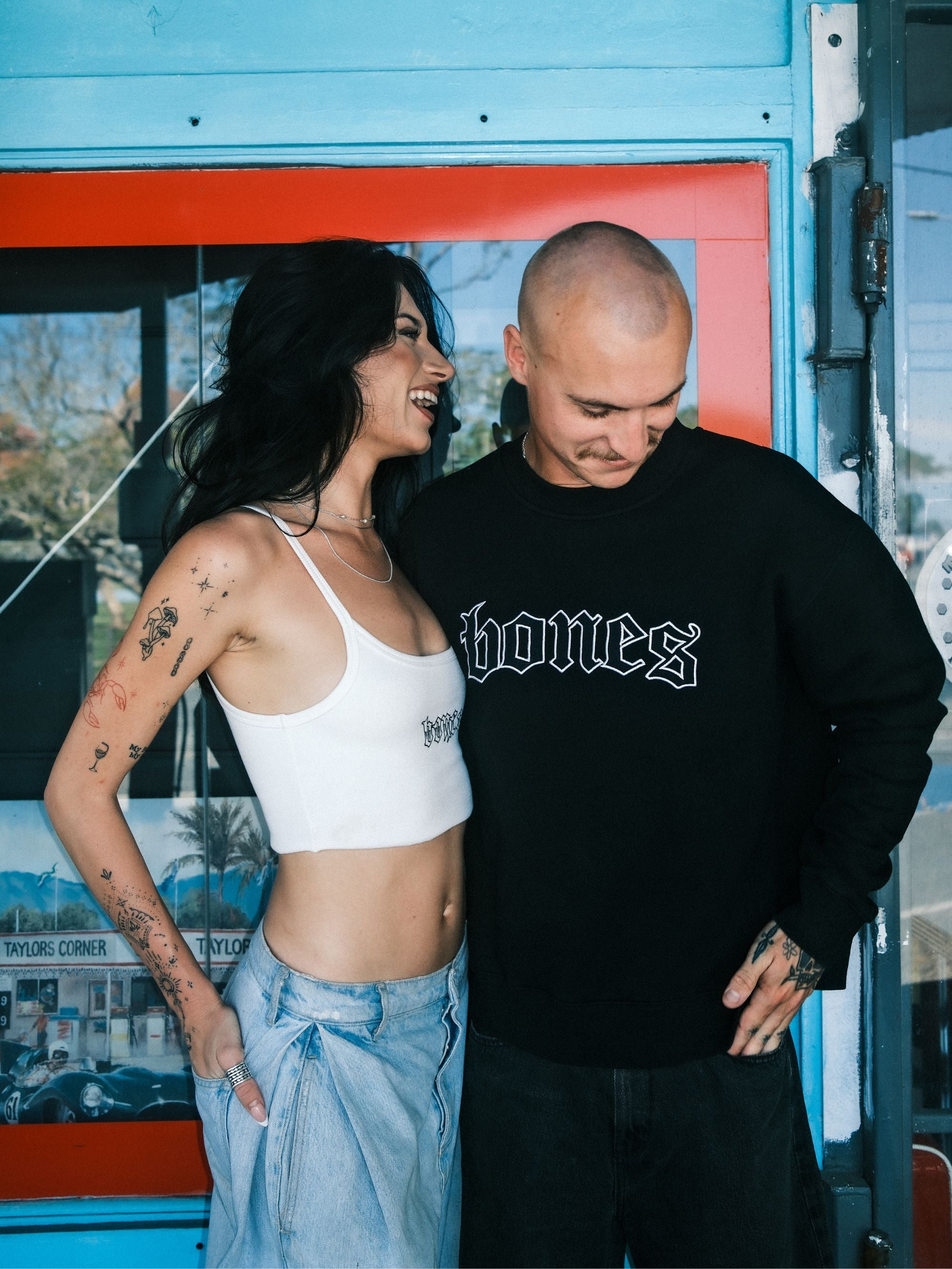 Bones Classic Crew - Black/Blue