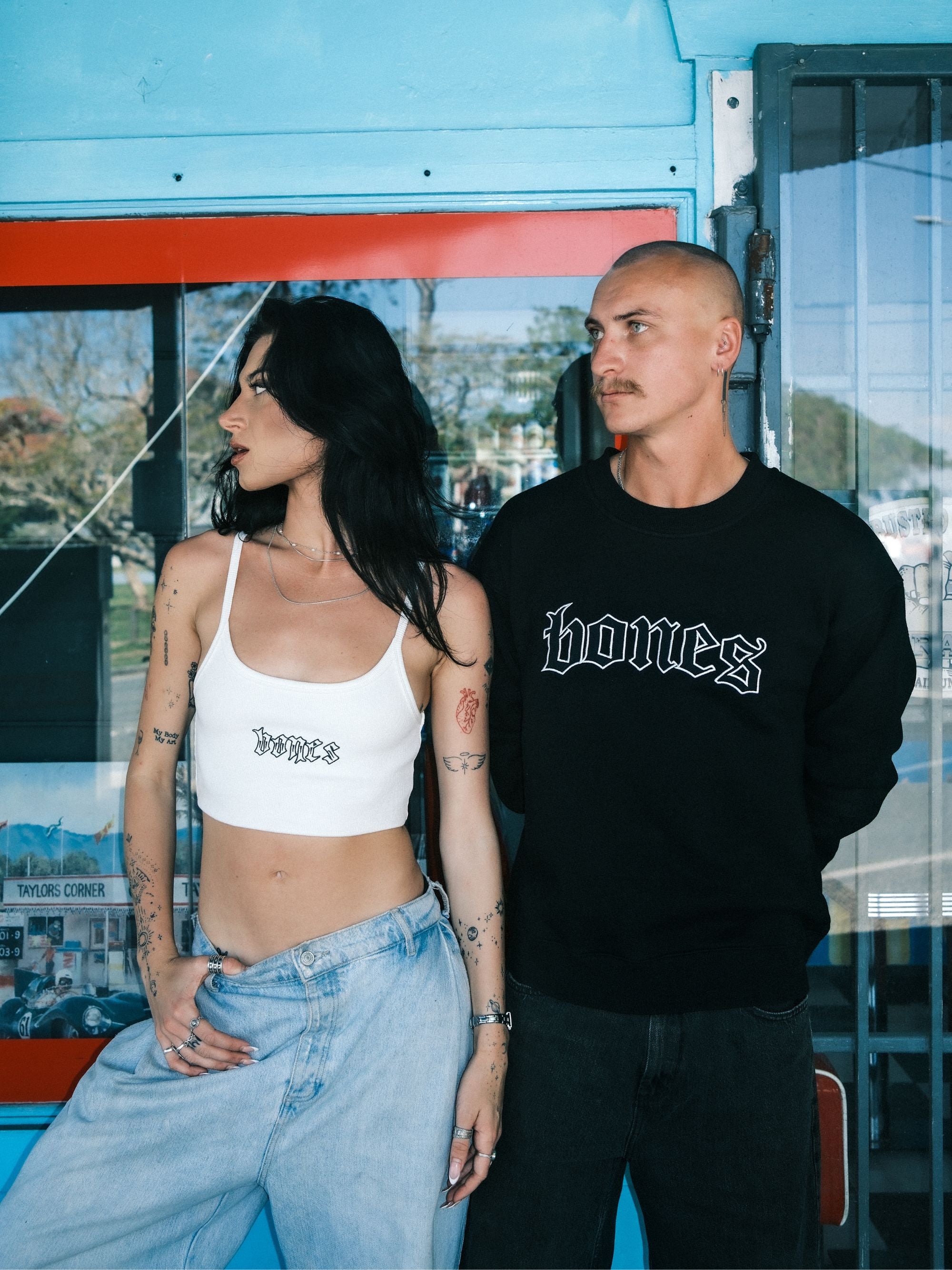 Bones Classic Crew - Black/Blue