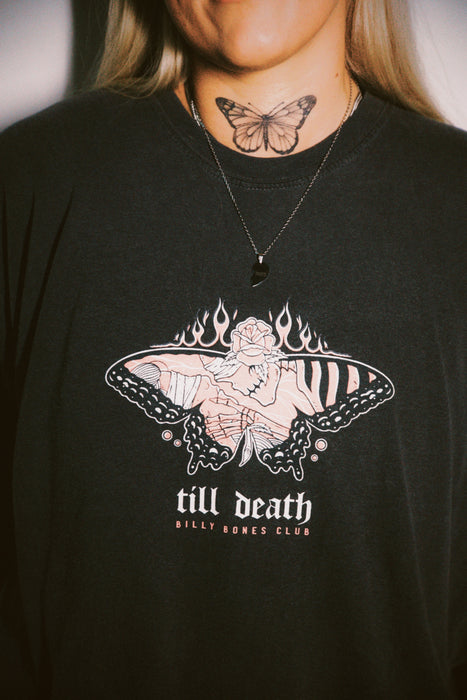 Till Death 2.0 Tee - Washed Black
