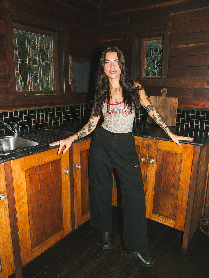 Leopard Low Crop - Spotted