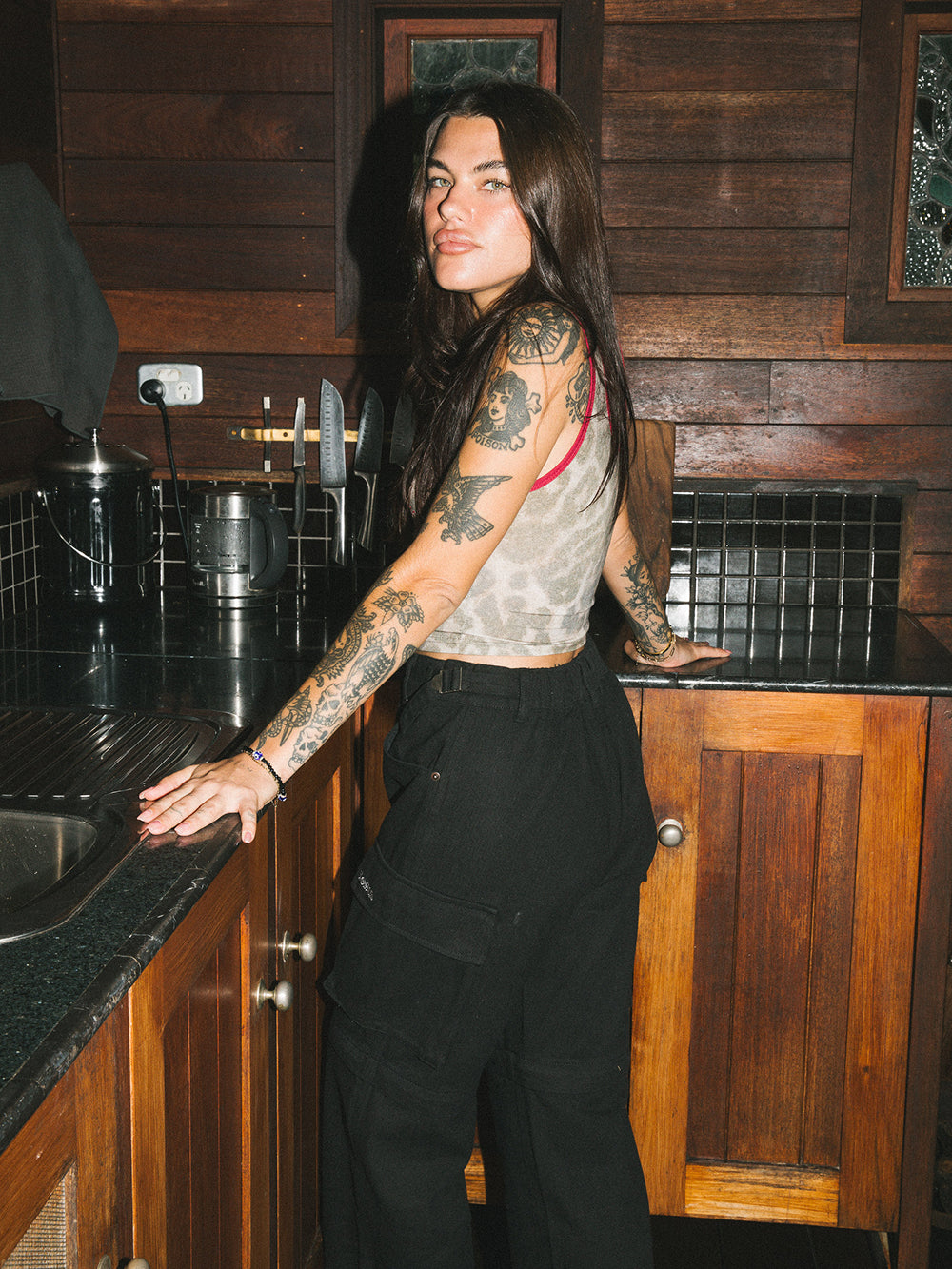 Gothic Convertible Pants - Black