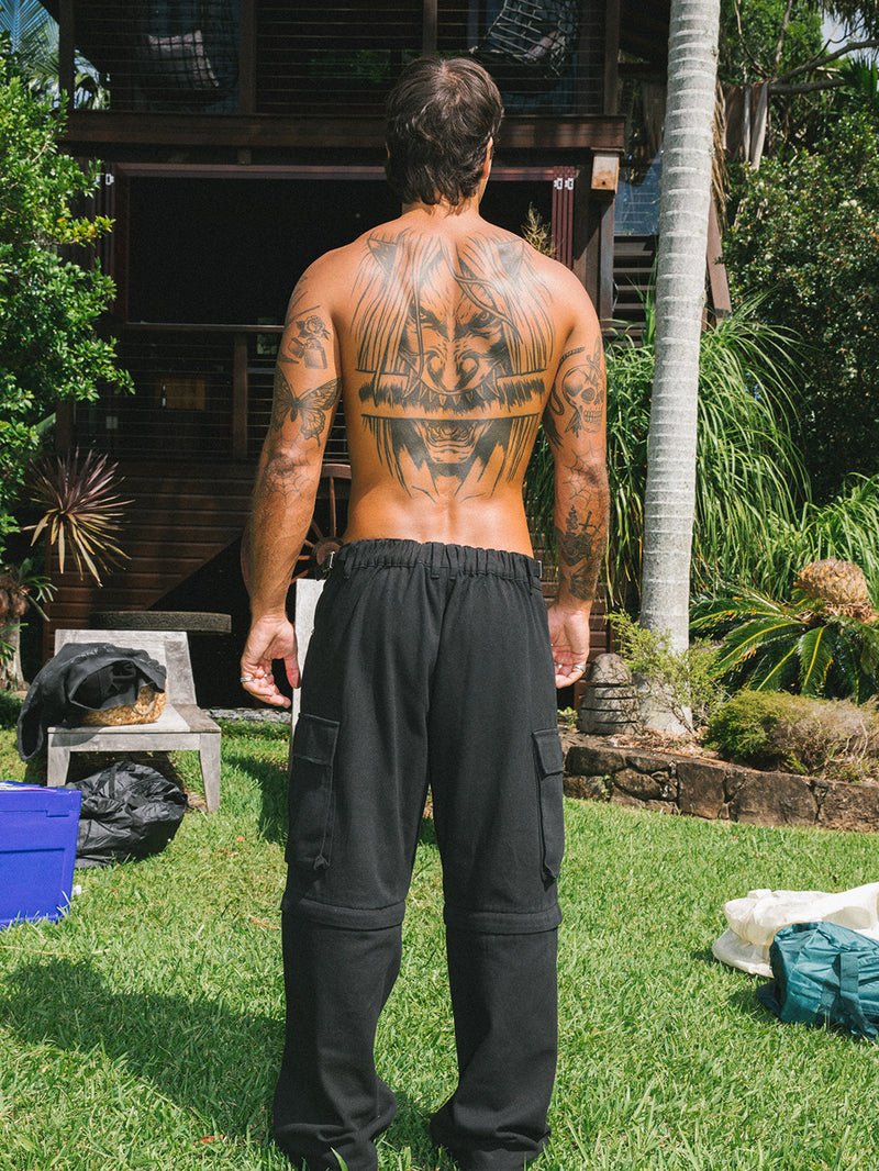 Gothic Convertible Pants - Black