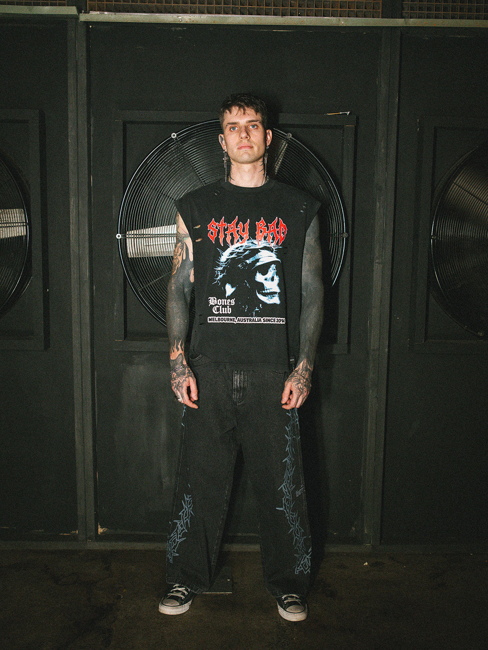 Barb Denim Jeans Straight - Washed Black