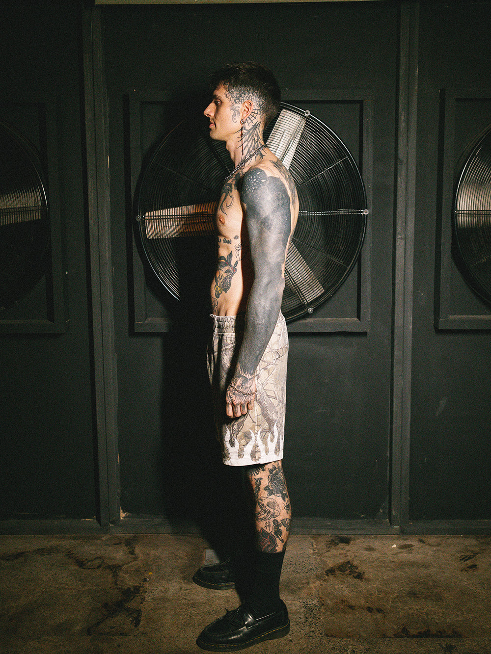 Burner Camo Jersey Short - Camo/Grey