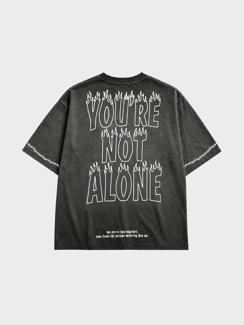 In It Together Tee - Sunfaded Black