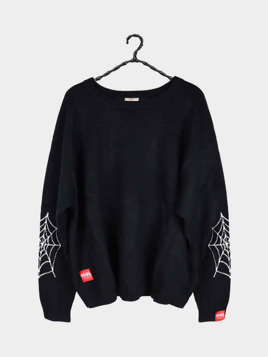 Bones Spider Knit - White