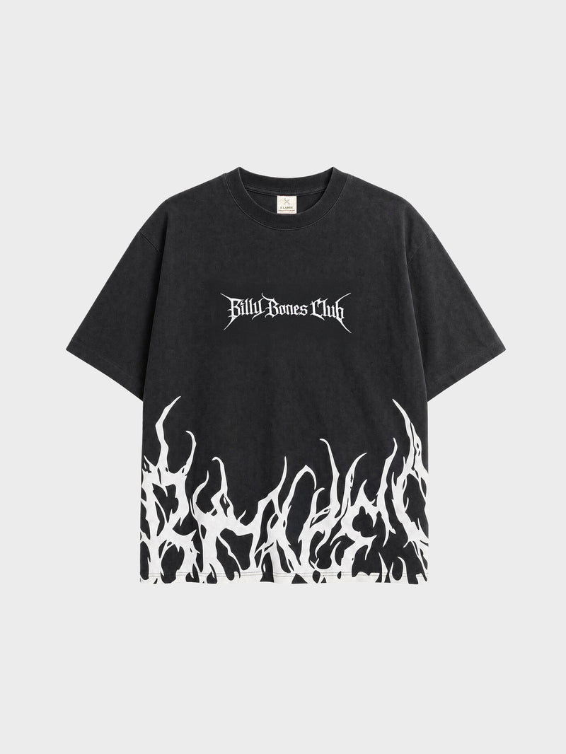 Rocker Logo Tee - Washed Black