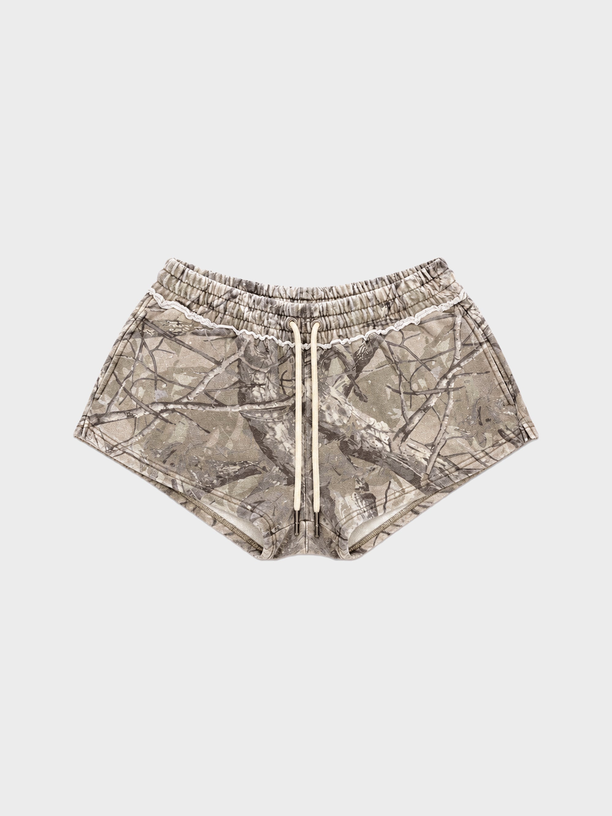 Bones Club Booty Shorts - Treecamo