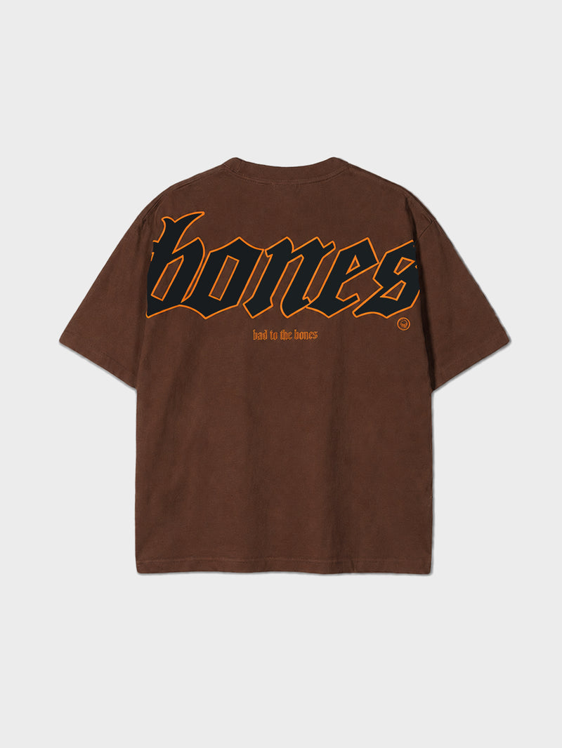 Bones Classic 2.0 Tee - Brown/Orange