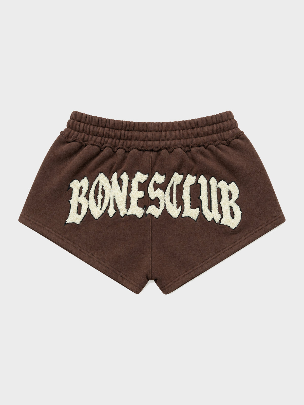 Bones Club Booty Shorts - Washed Brown (back)