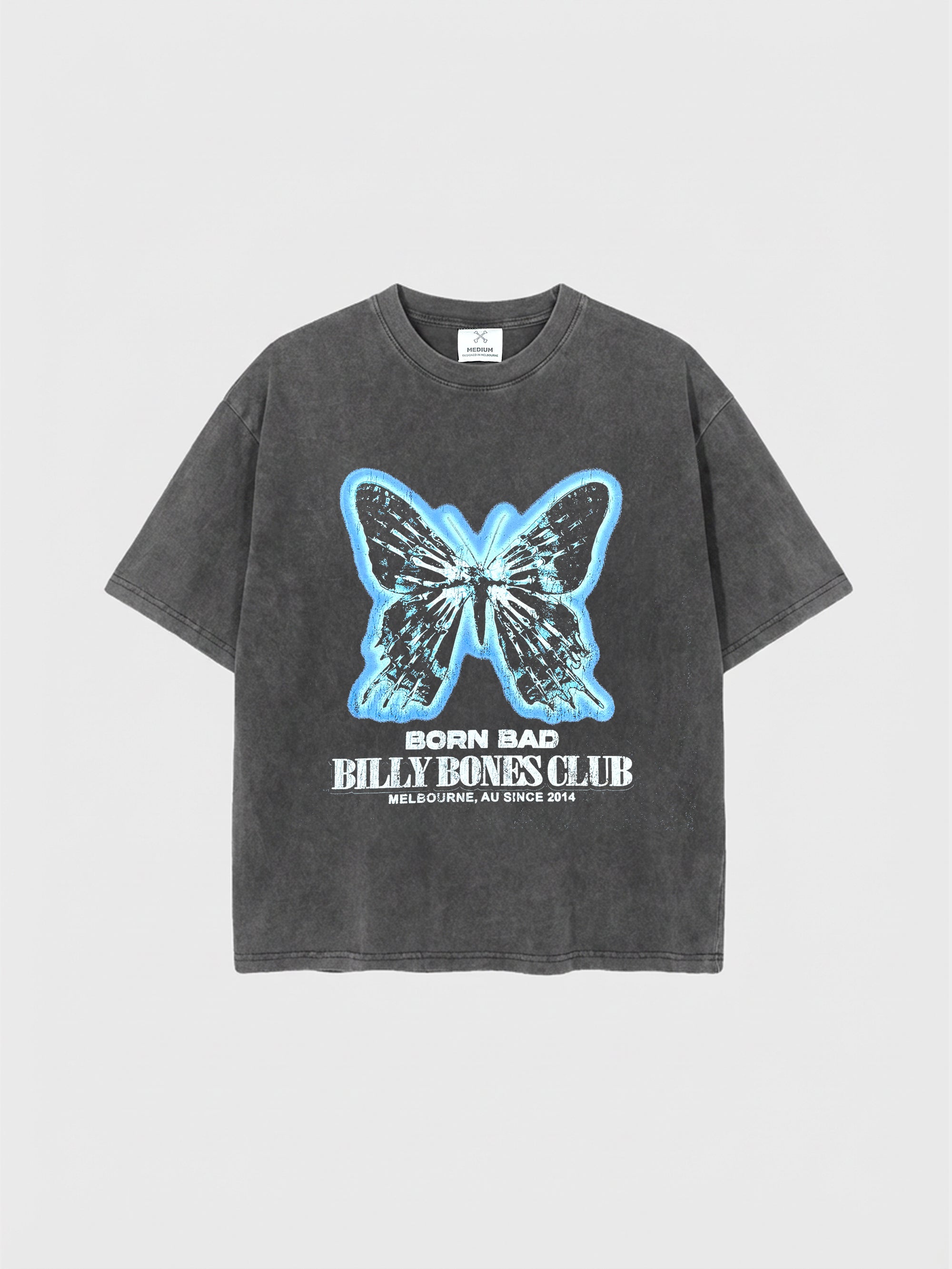 Born Bad Tee - Washed Black