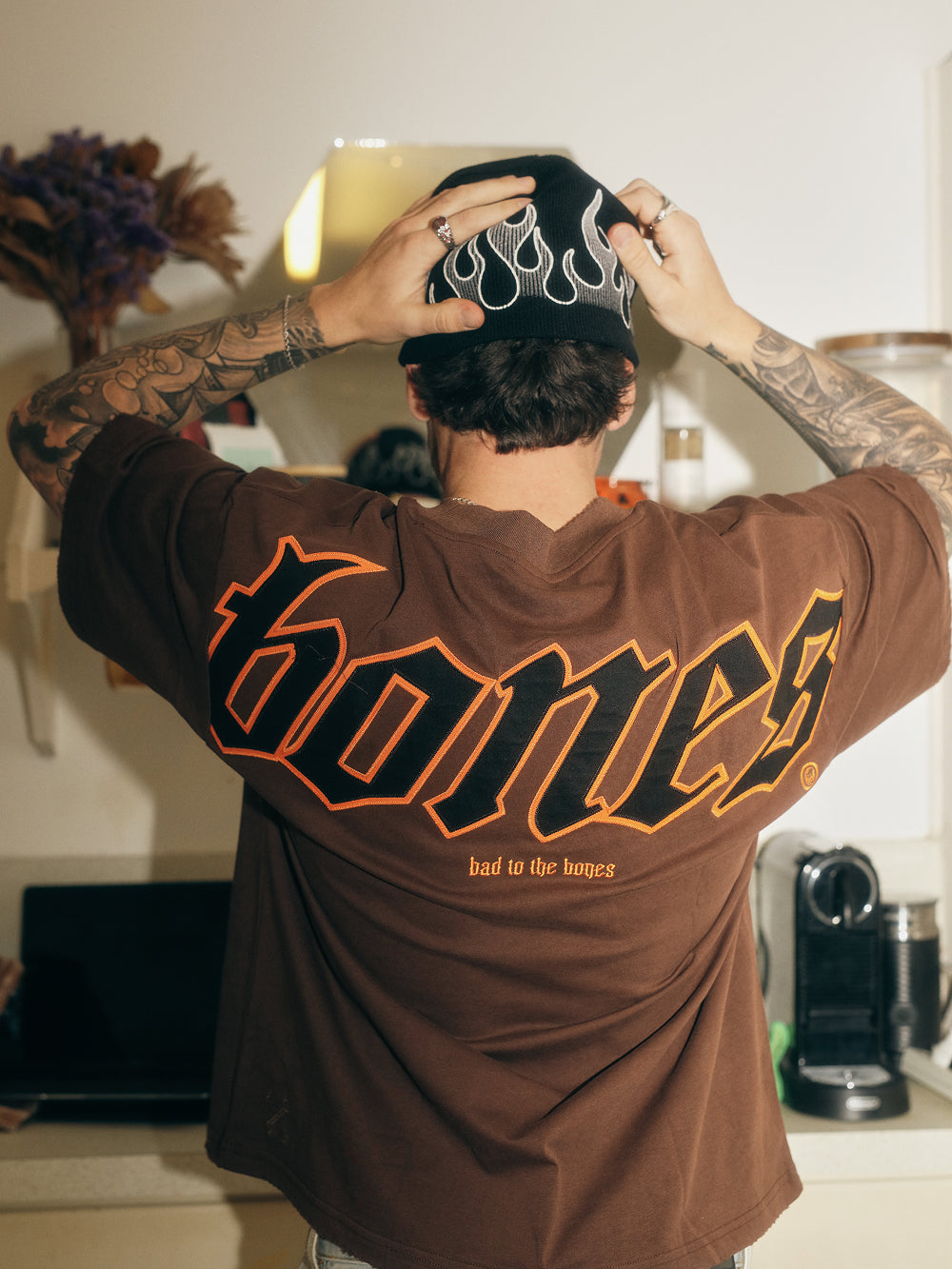 Bones Classic 2.0 Tee - Brown/Orange