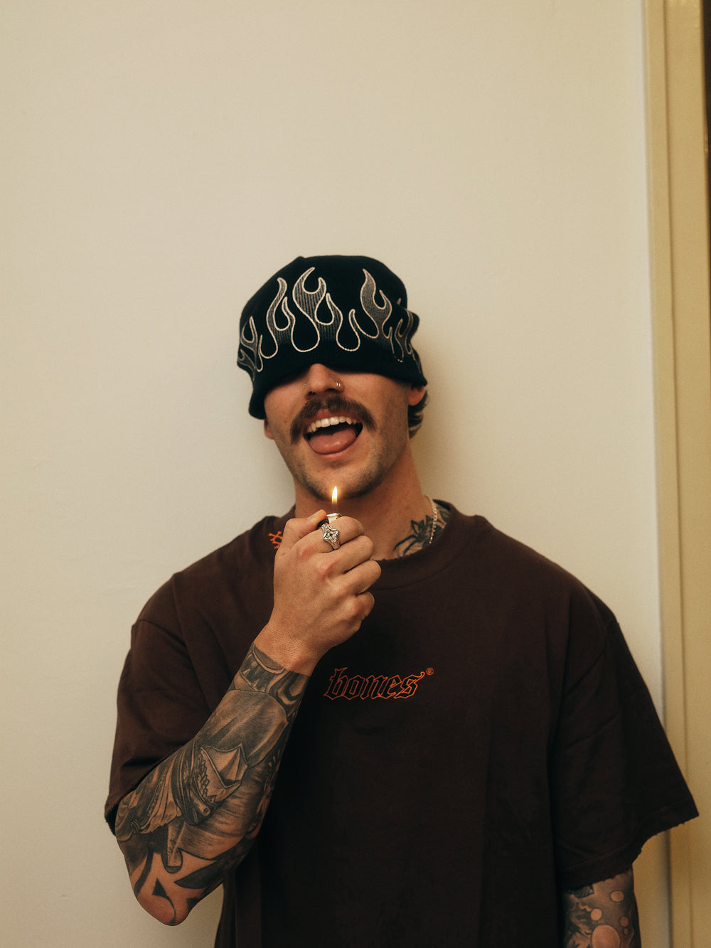 Bones Classic 2.0 Tee - Brown/Orange
