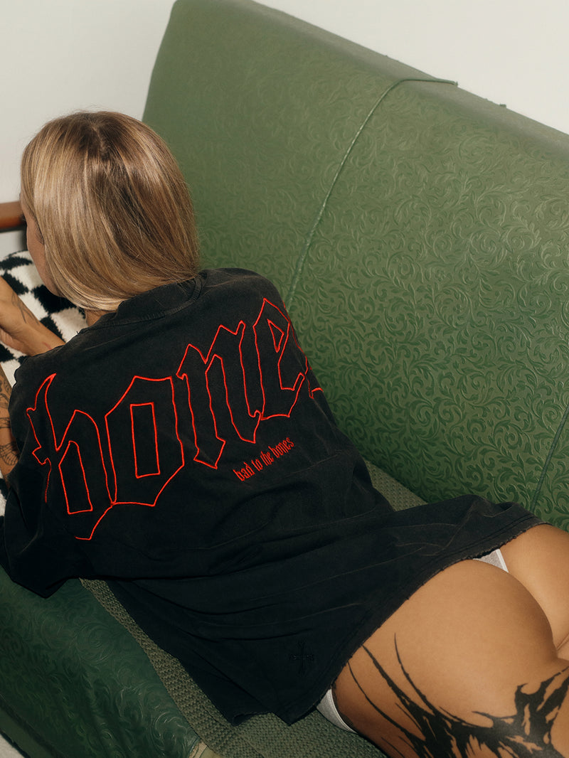 Bones Classic 2.0 Tee - Black/Red