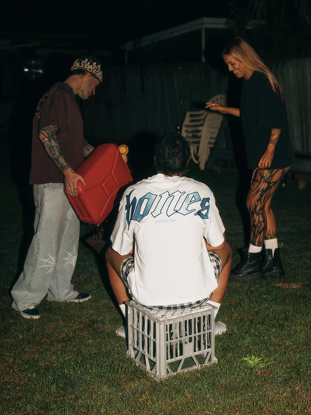 Bones Classic 2.0 Tee - White/Blue