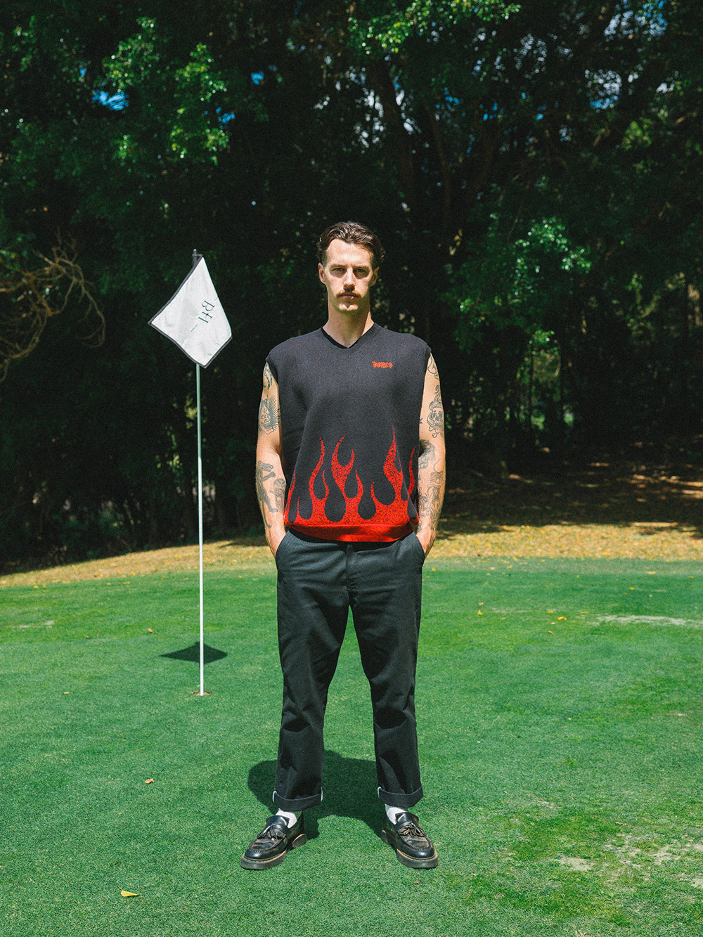 Burner Knit Vest - Black