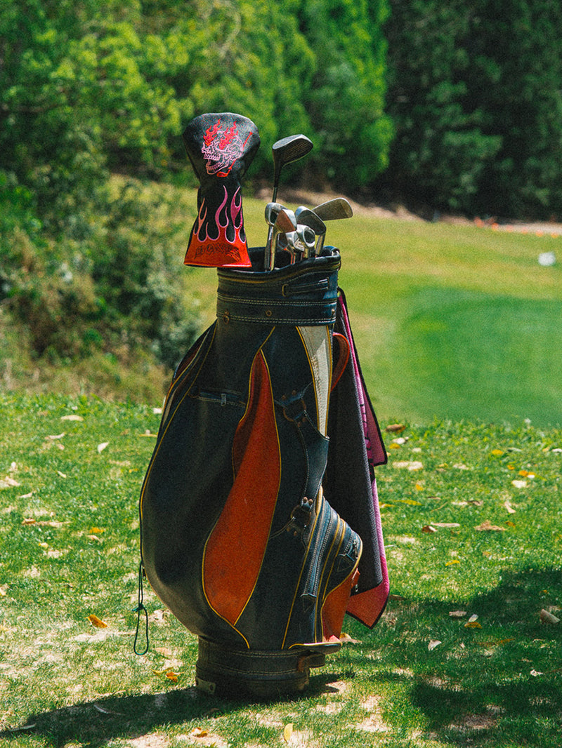 Birdie Golf Headcover - Black/Pink