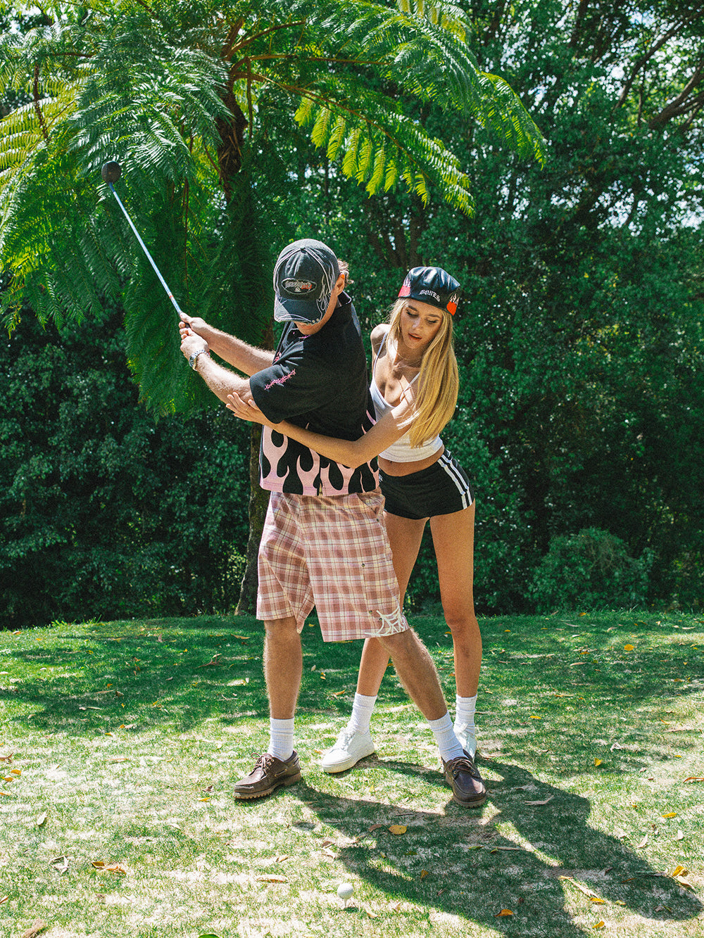 Swingers Burner Golf Hat - Black