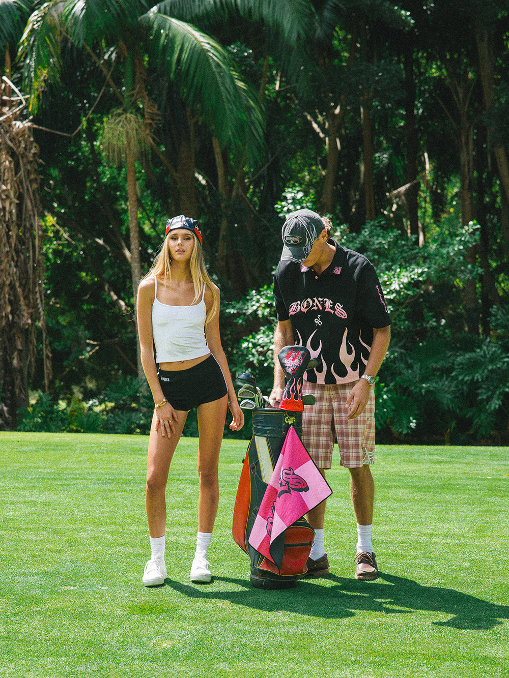 Birdie Golf Towel - Pink