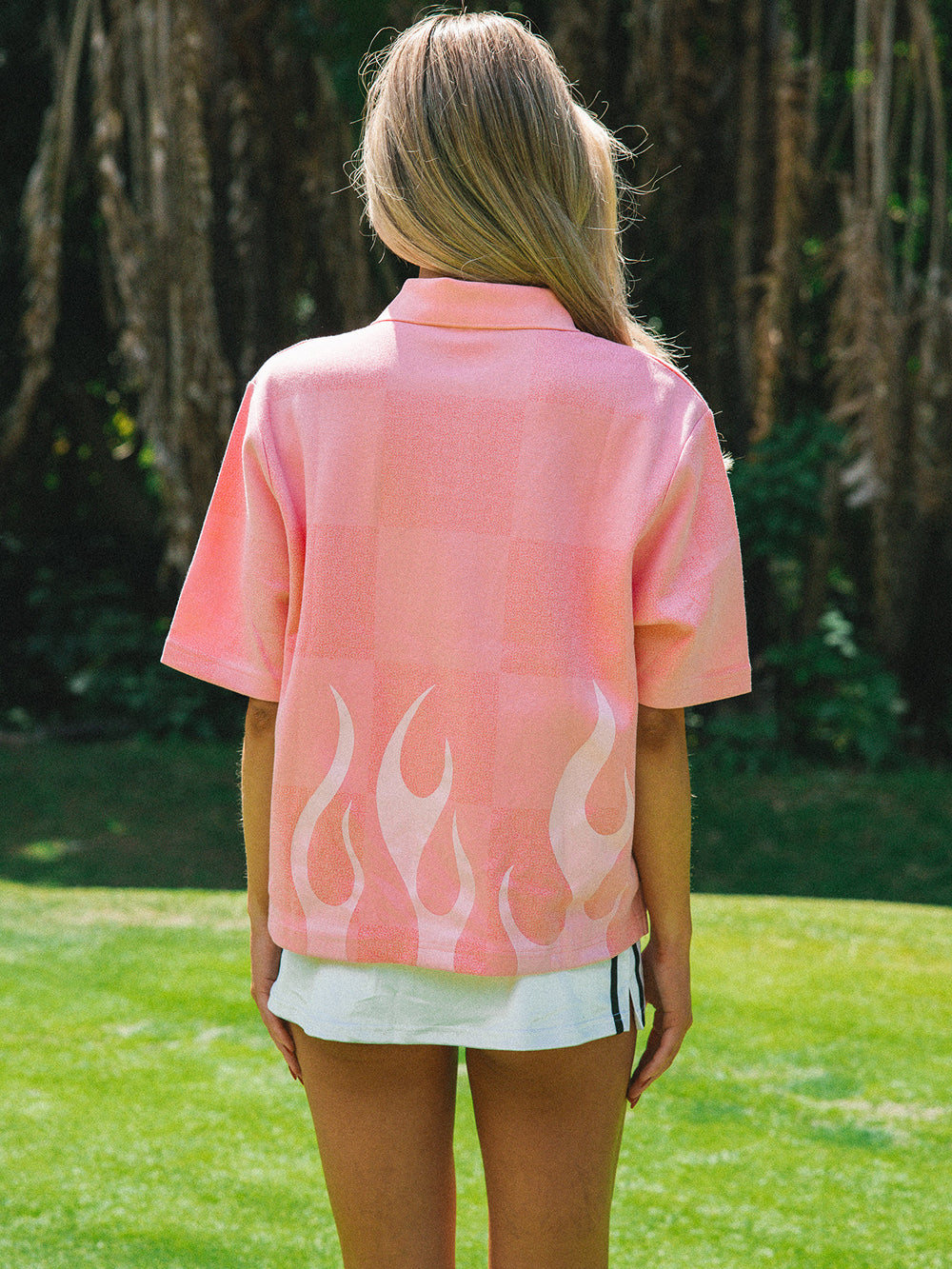 Flamed Swinger Polo - Pink