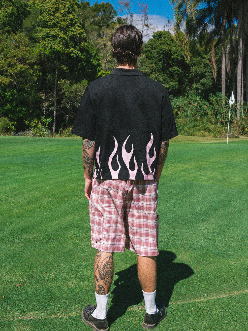 Swingers Plaid Shorts - Pink