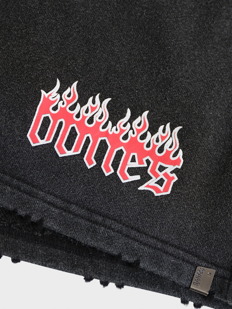 Adrenaline Jersey Shorts - Washed Black