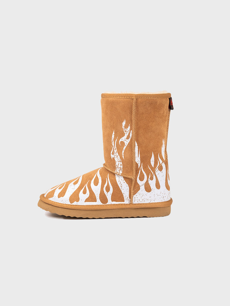 Burner Sheepskin Boots - Tan